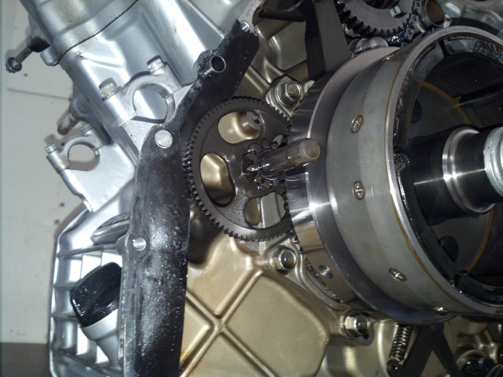 CX500 engine starter reduction gear