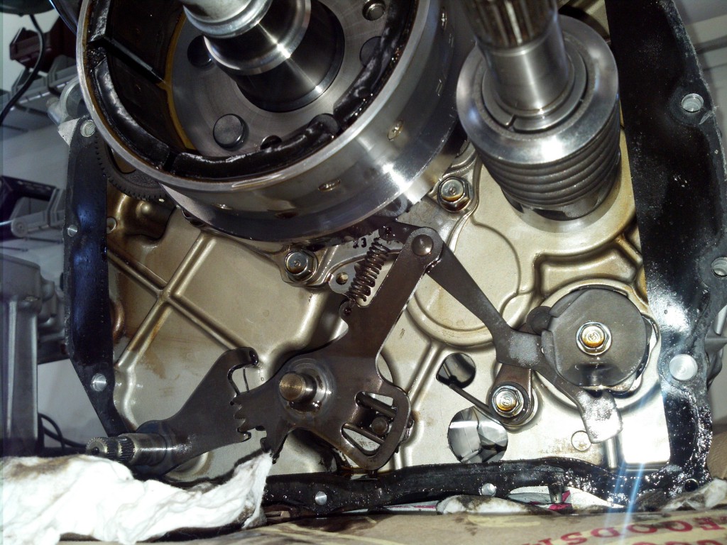 CX500 engine lower rear