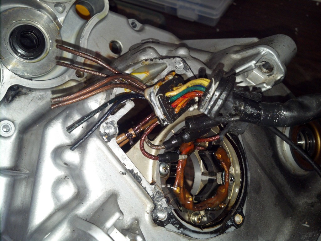 CX500 G47 stator and pulser wiring harness